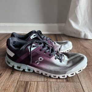 On Running Women's Athletic Shoes - Purple and Gray